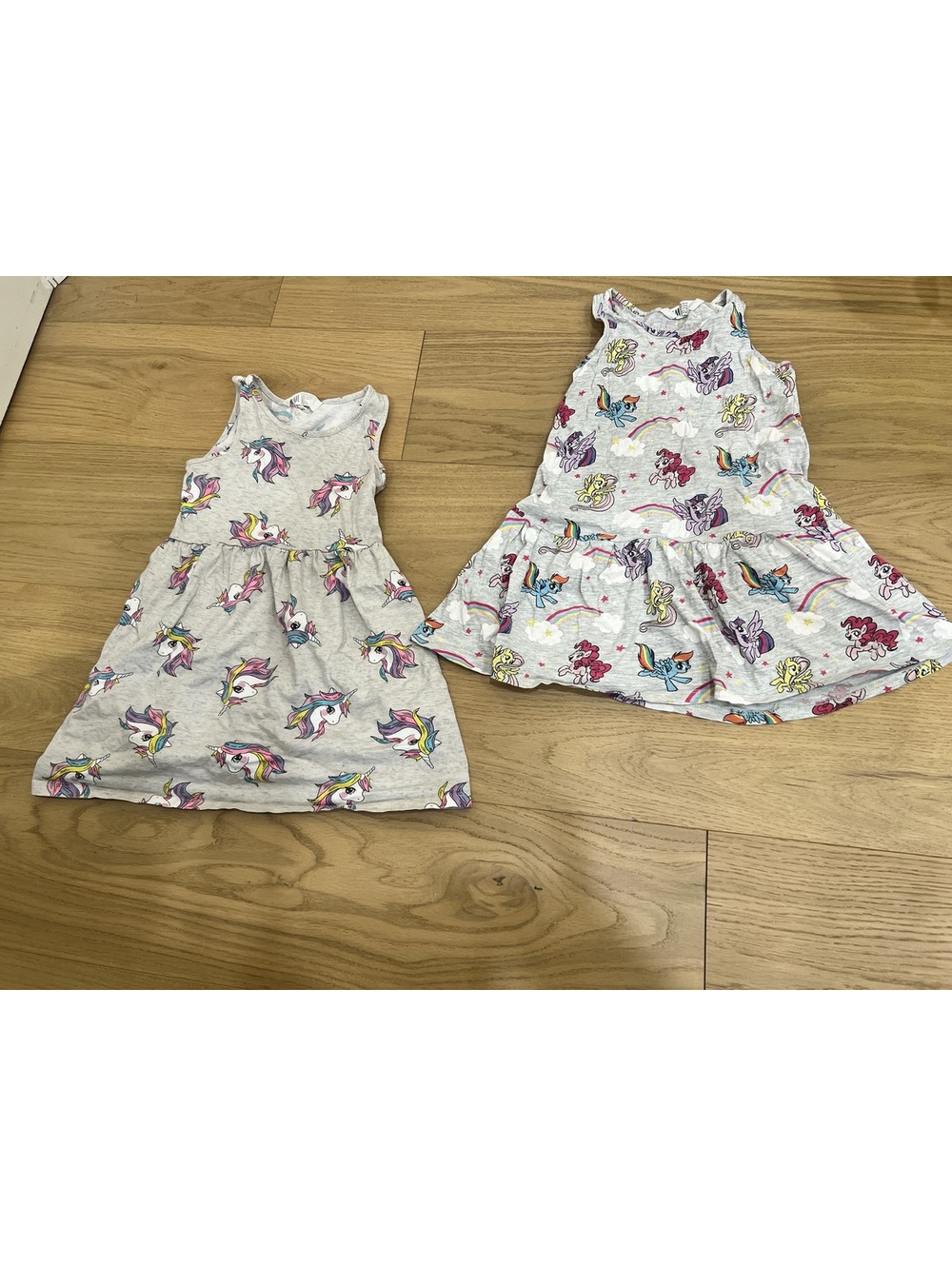 Kids light grey / heather sleeveless dress – Size 5T/5